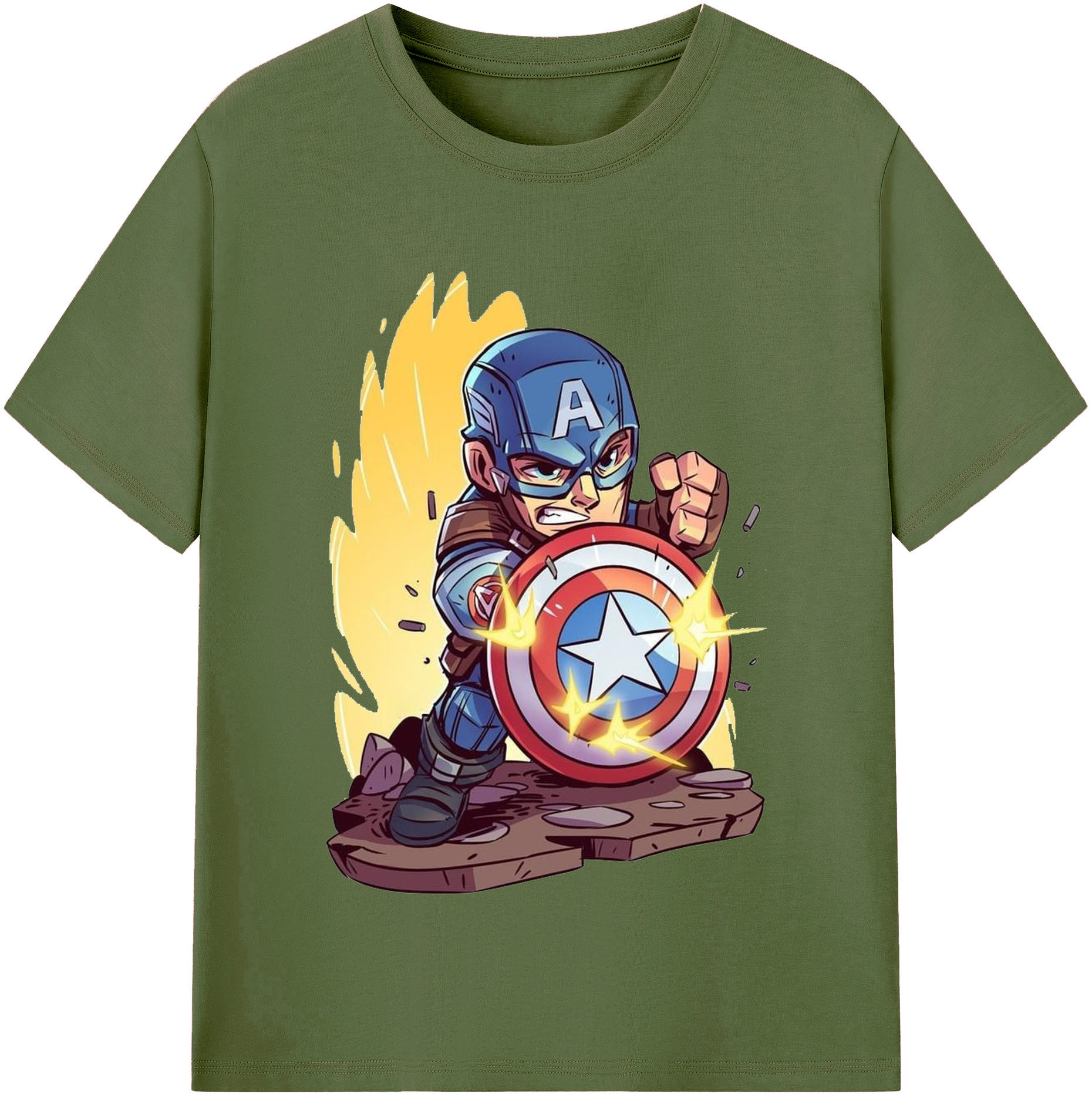 （画像用） アベンジャーズ The Avengers 綿100％半袖Tシャツ（フロントプリント）
